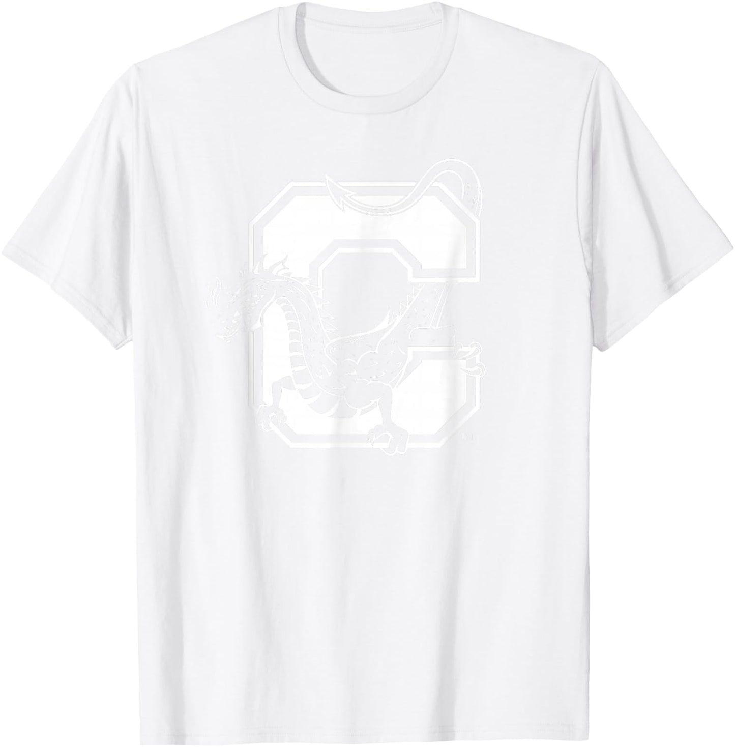 SUNY Cortland Red Dragons C Mark T-Shirt - T-Shirt | White