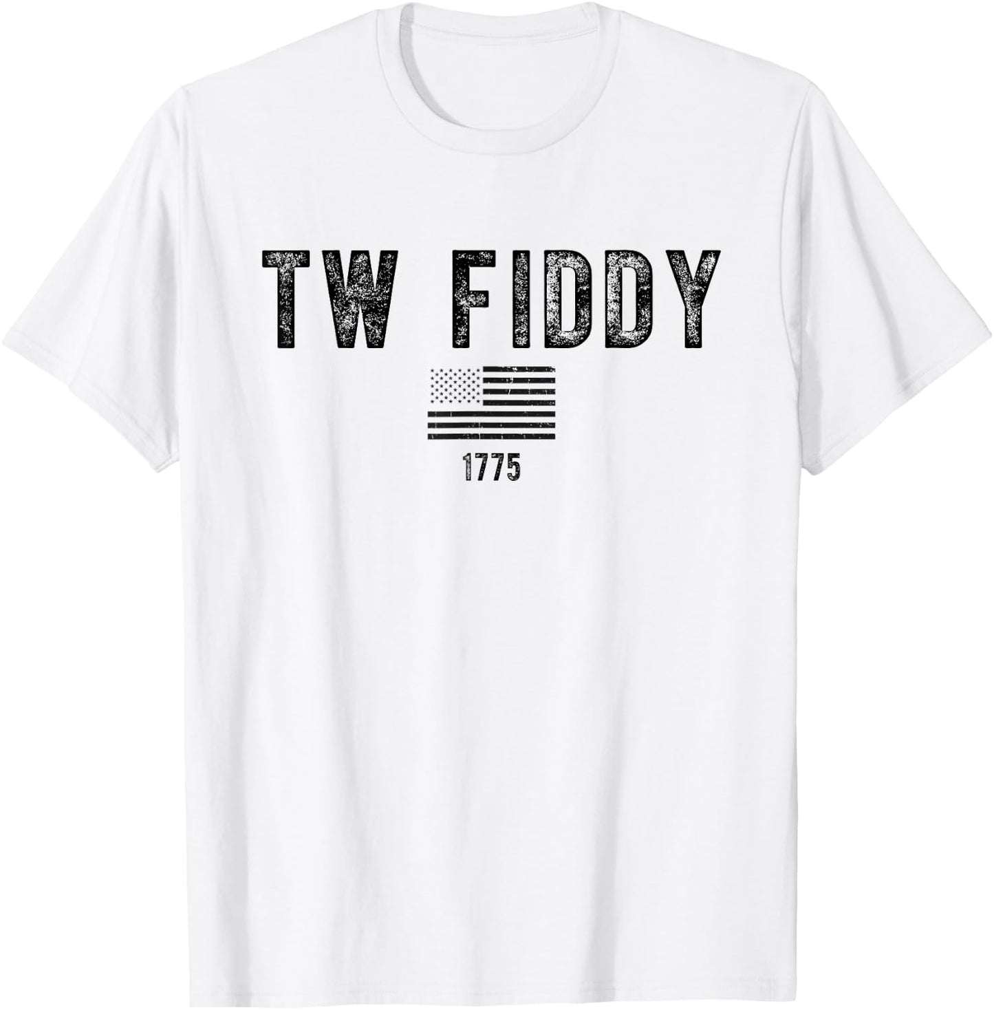 Two Fiddy 2 Fiddy 250th Anniversary 4th of July Patriotic T-Shirt - T-Shirt | White