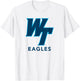 Wake Tech Eagles Wake Tech Community College WT Eagles Mark T-Shirt - T-Shirt | White