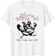 Sorry Gotta Go The Vibes Are Off Sarcastic Raccoon Chicken T-Shirt - T-Shirt | White