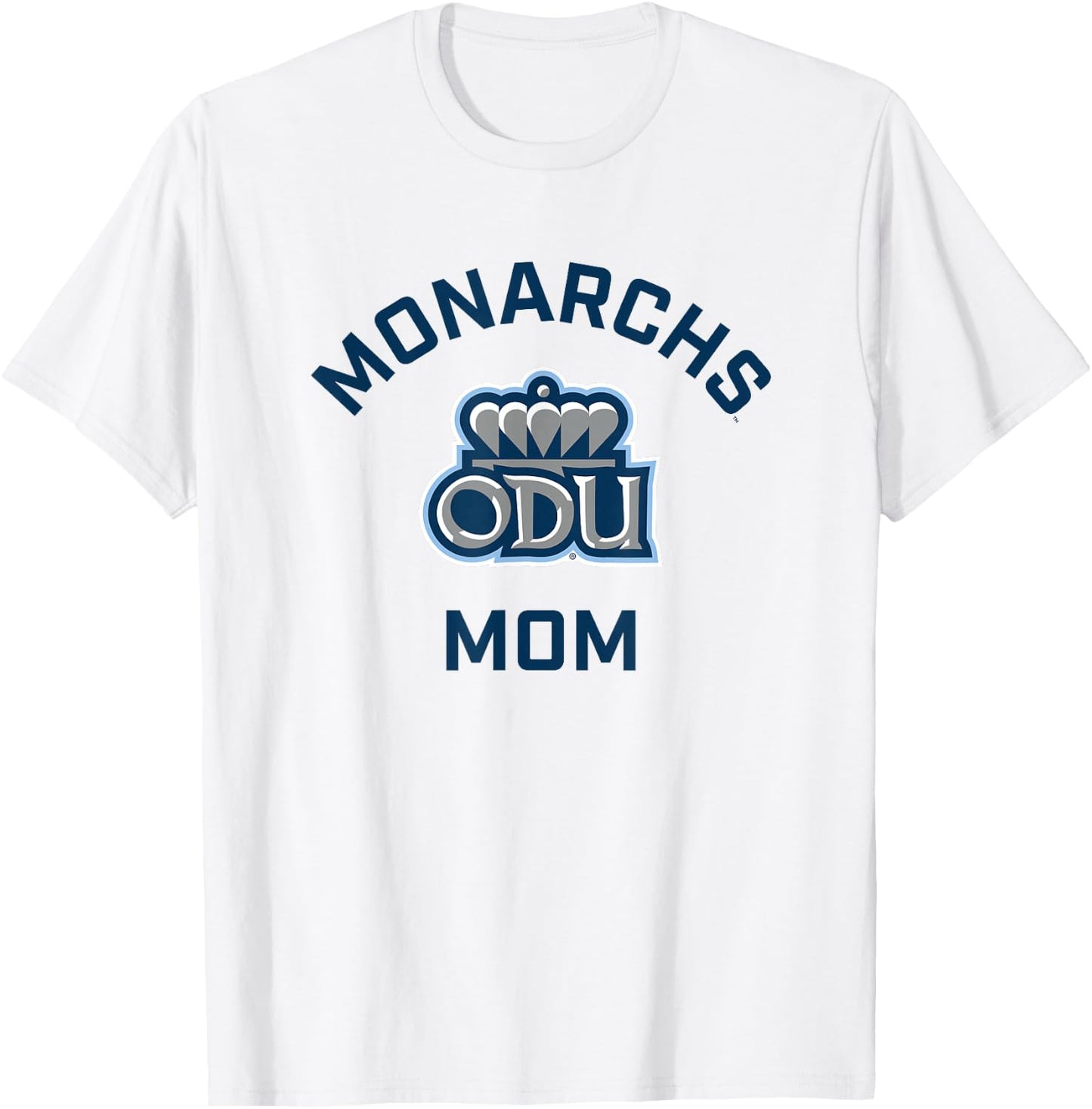 Old Dominion University ODU Monarchs Arched Mom T-Shirt - T-Shirt | White