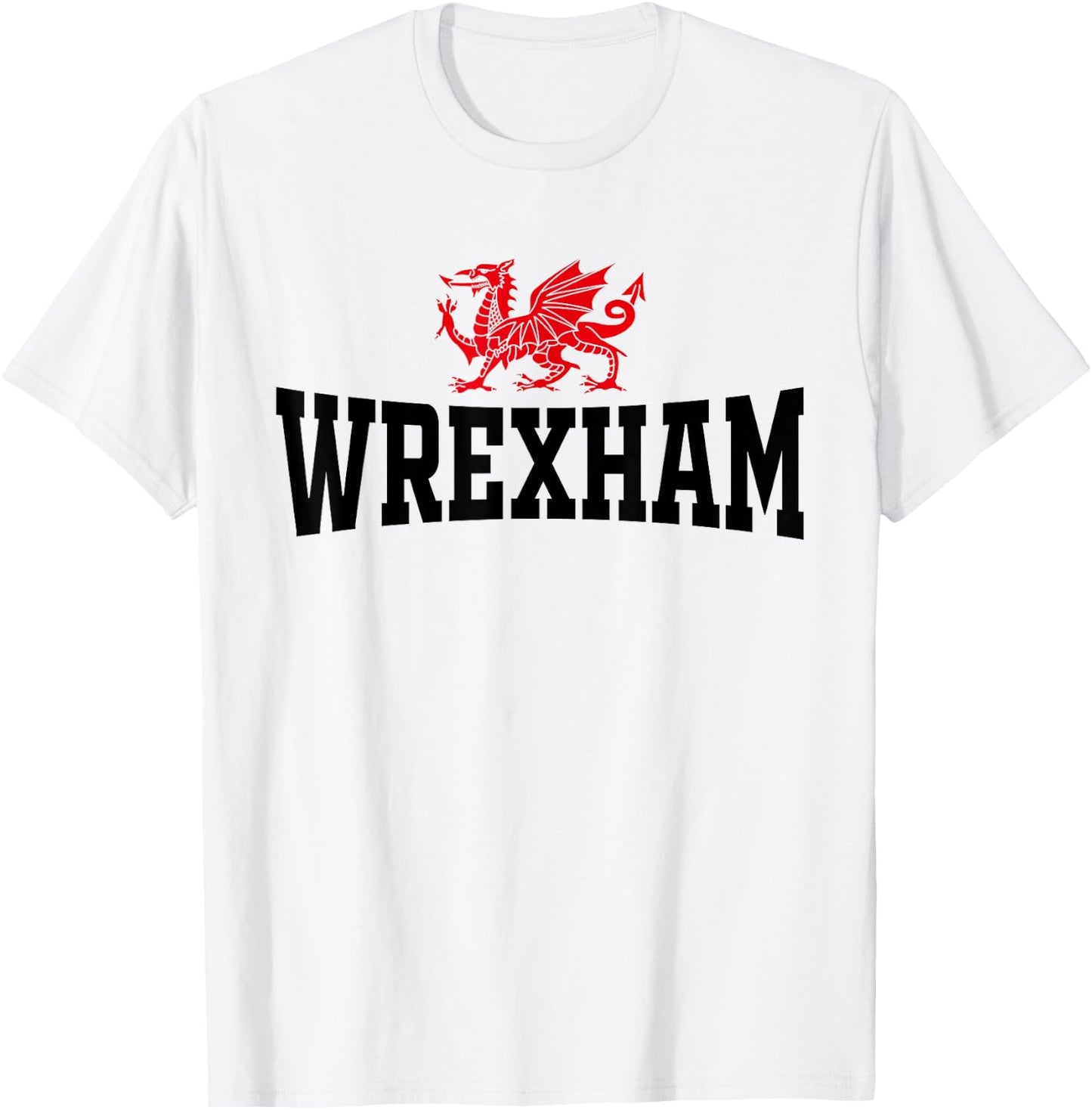 Wrexham City, Wales, Roter Drache, Wrecsam Cymru, Grafschaft Wales T-Shirt - T-Shirt | White
