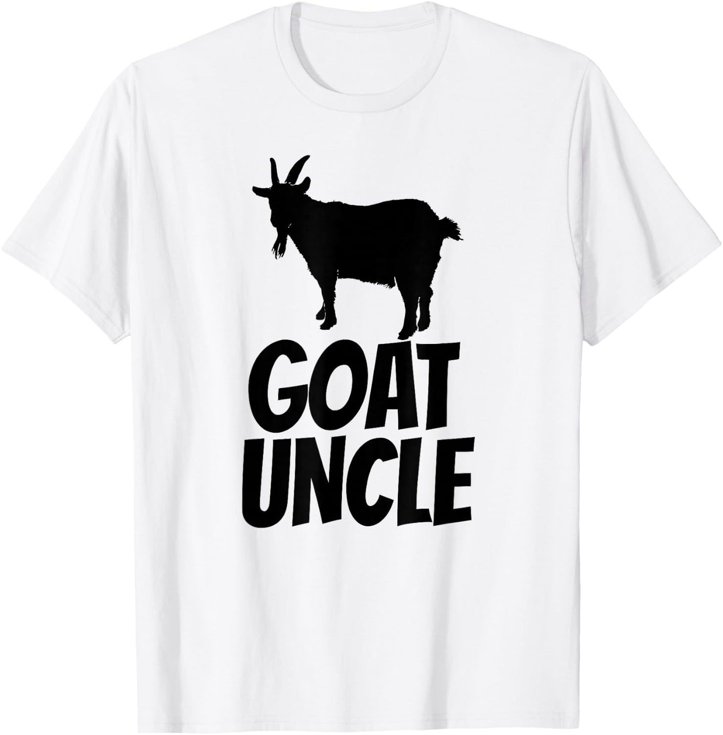 Goat Uncle - Goat Shirt Gift Goat Lovers T-Shirt - T-Shirt | White