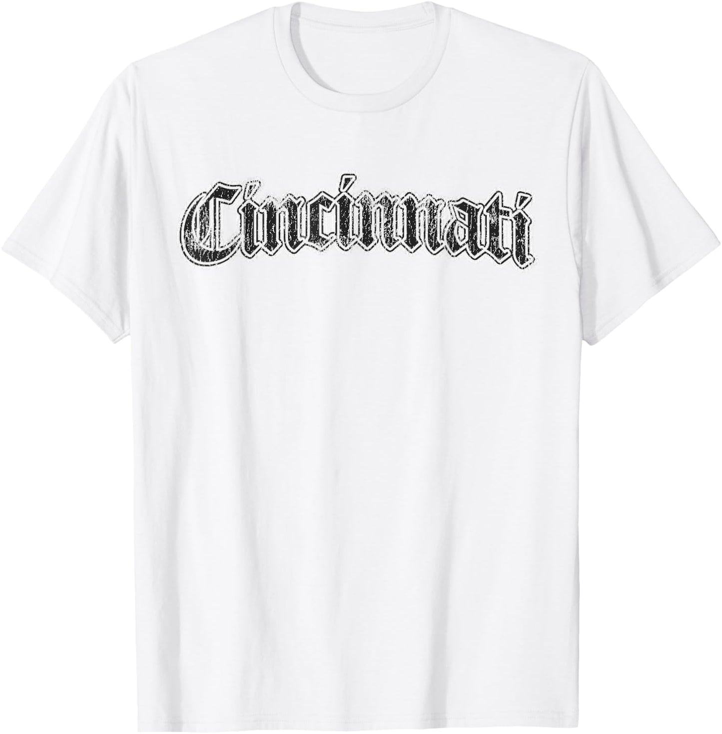 Retro Cincinnati Souvenir T-Shirt - T-Shirt | White