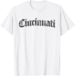 Retro Cincinnati Souvenir T-Shirt - T-Shirt | White