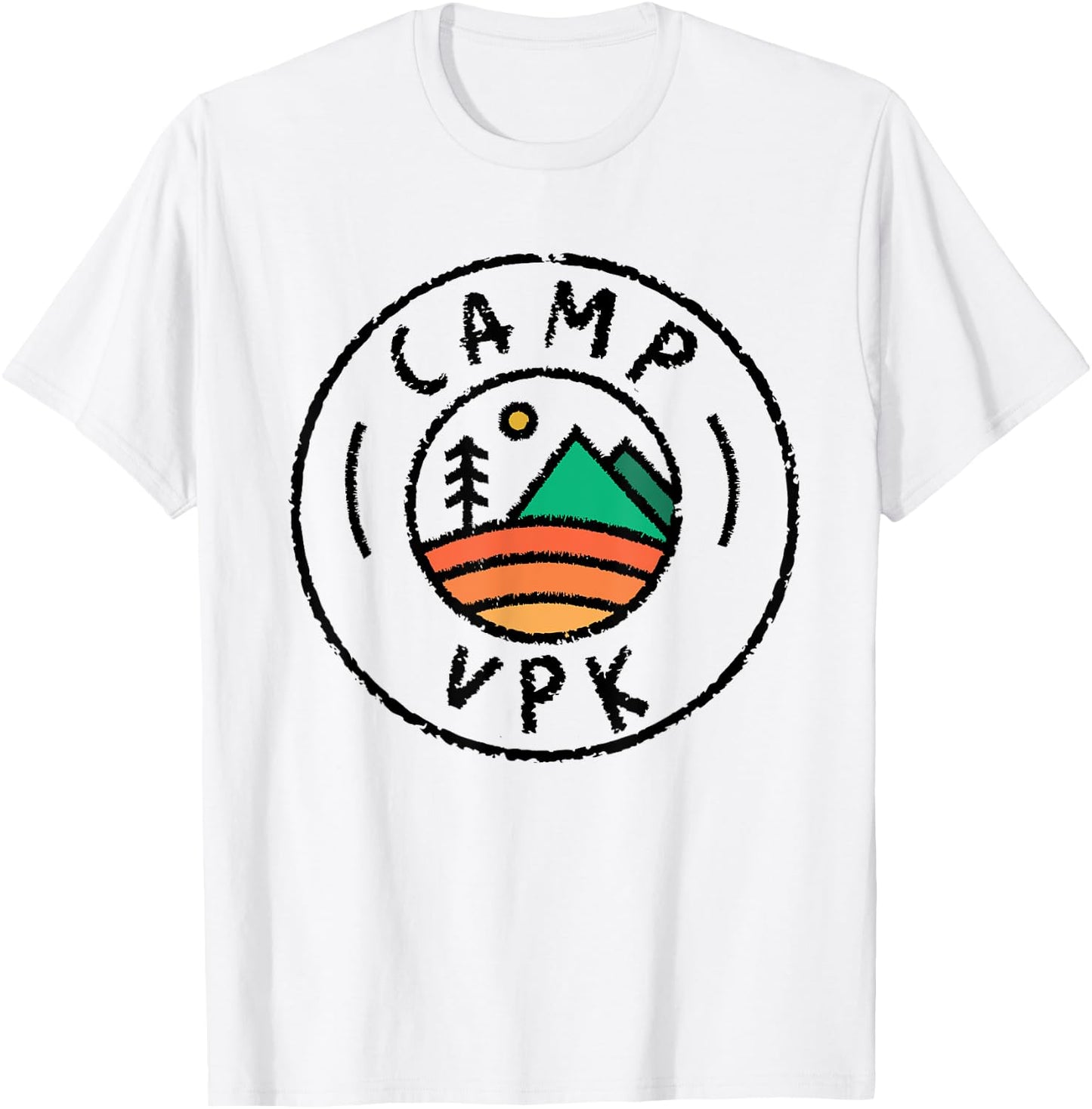 Camping Matching Voluntary Pre Kindergarten Camper Camp VPK T-Shirt - T-Shirt | White