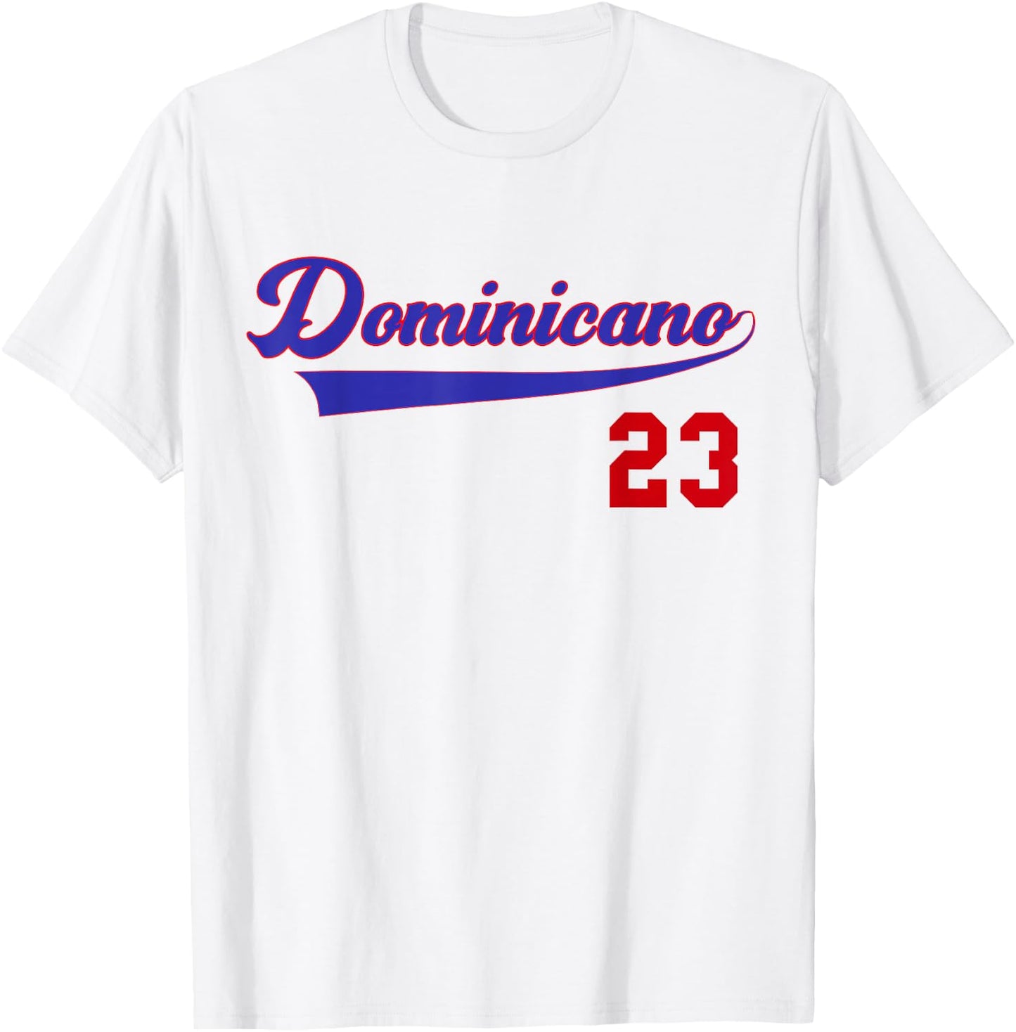 Dominicano Flag RD Dominikanische Republik Baseball Trikot T-Shirt - T-Shirt | White