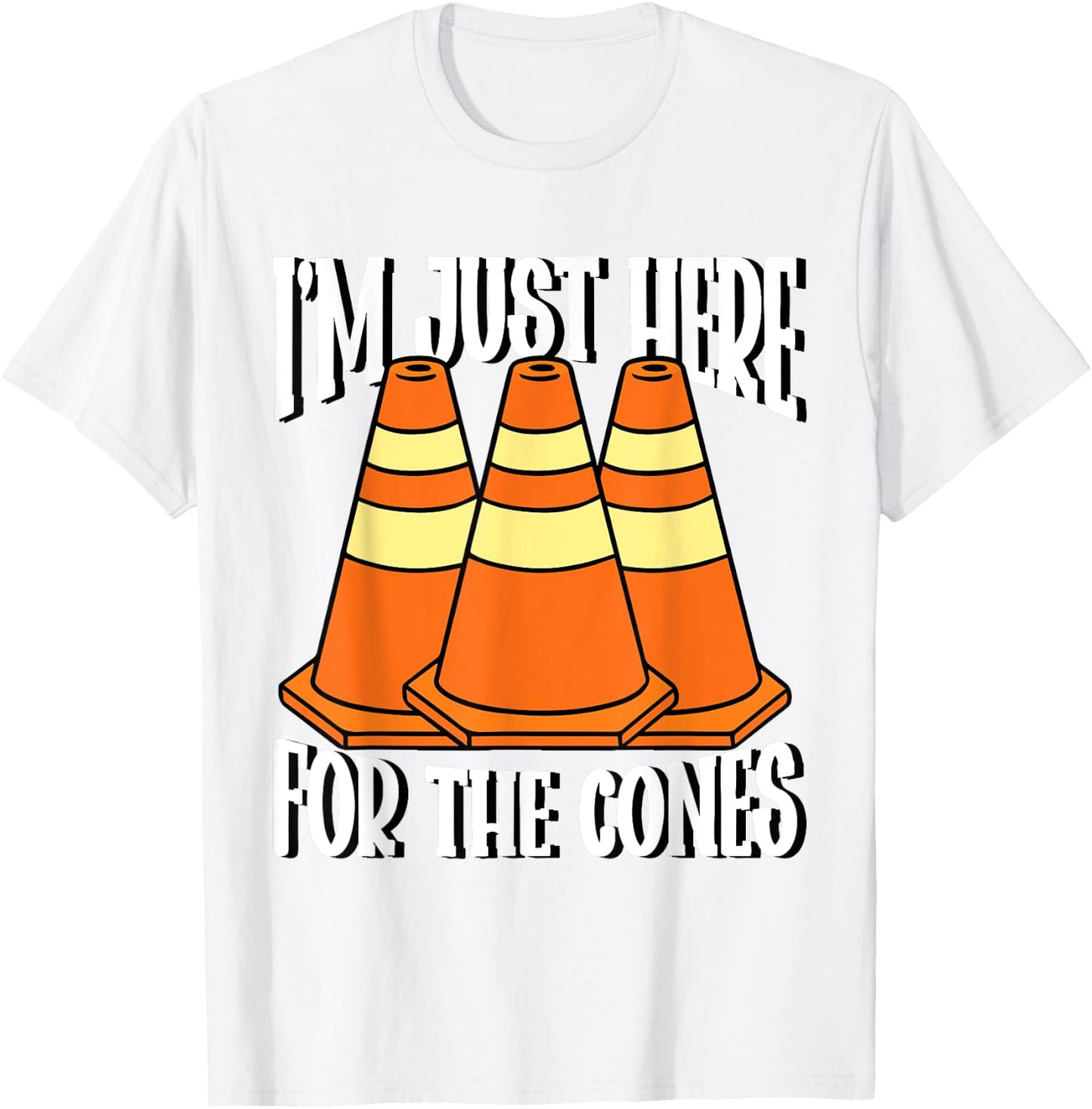 I'm Just Here For The Cones Halloween Costume T-Shirt - T-Shirt | White