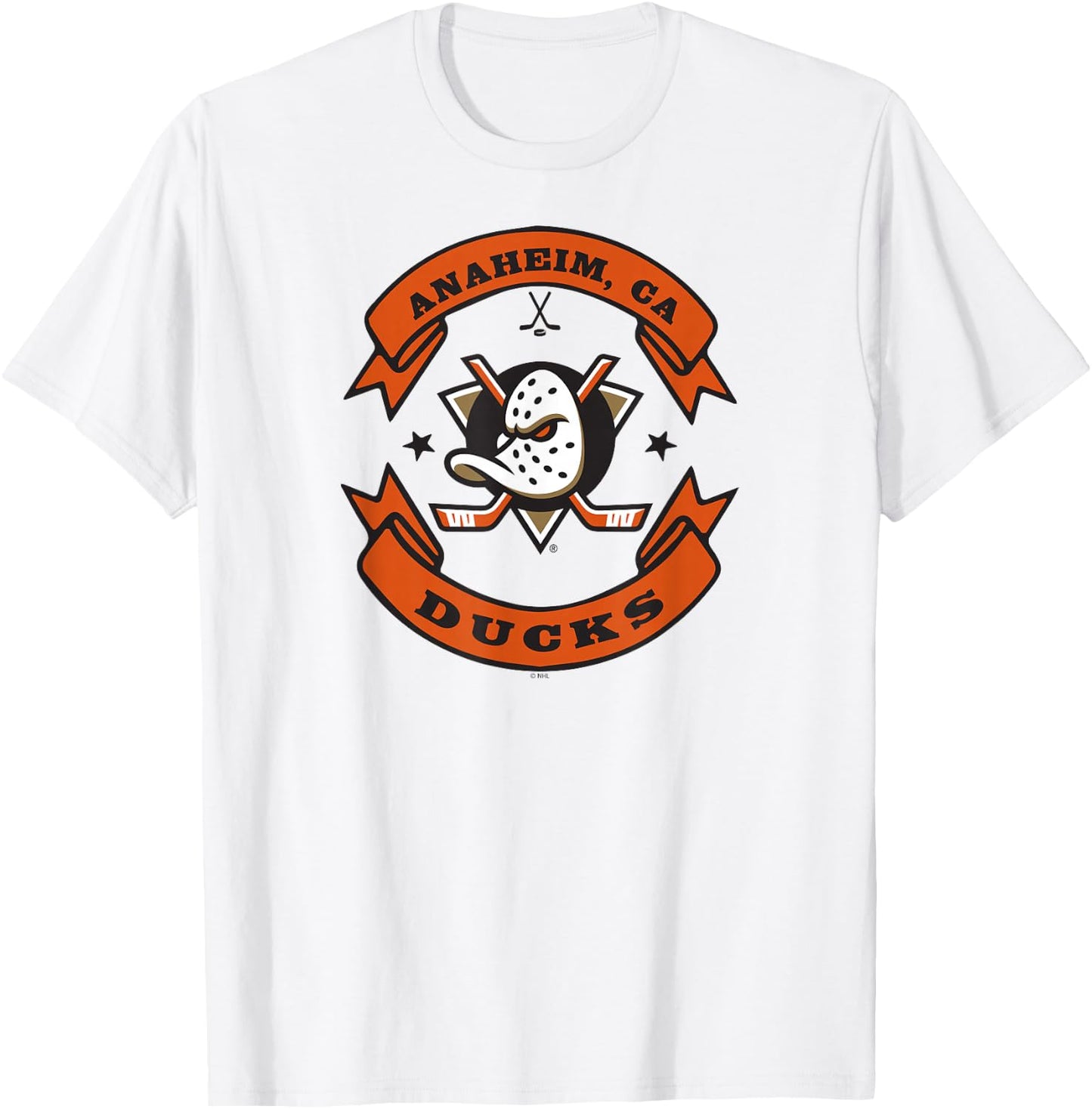 Anaheim Ducks Blaze , Grey, Small, -Kids T-Shirt - T-Shirt | White