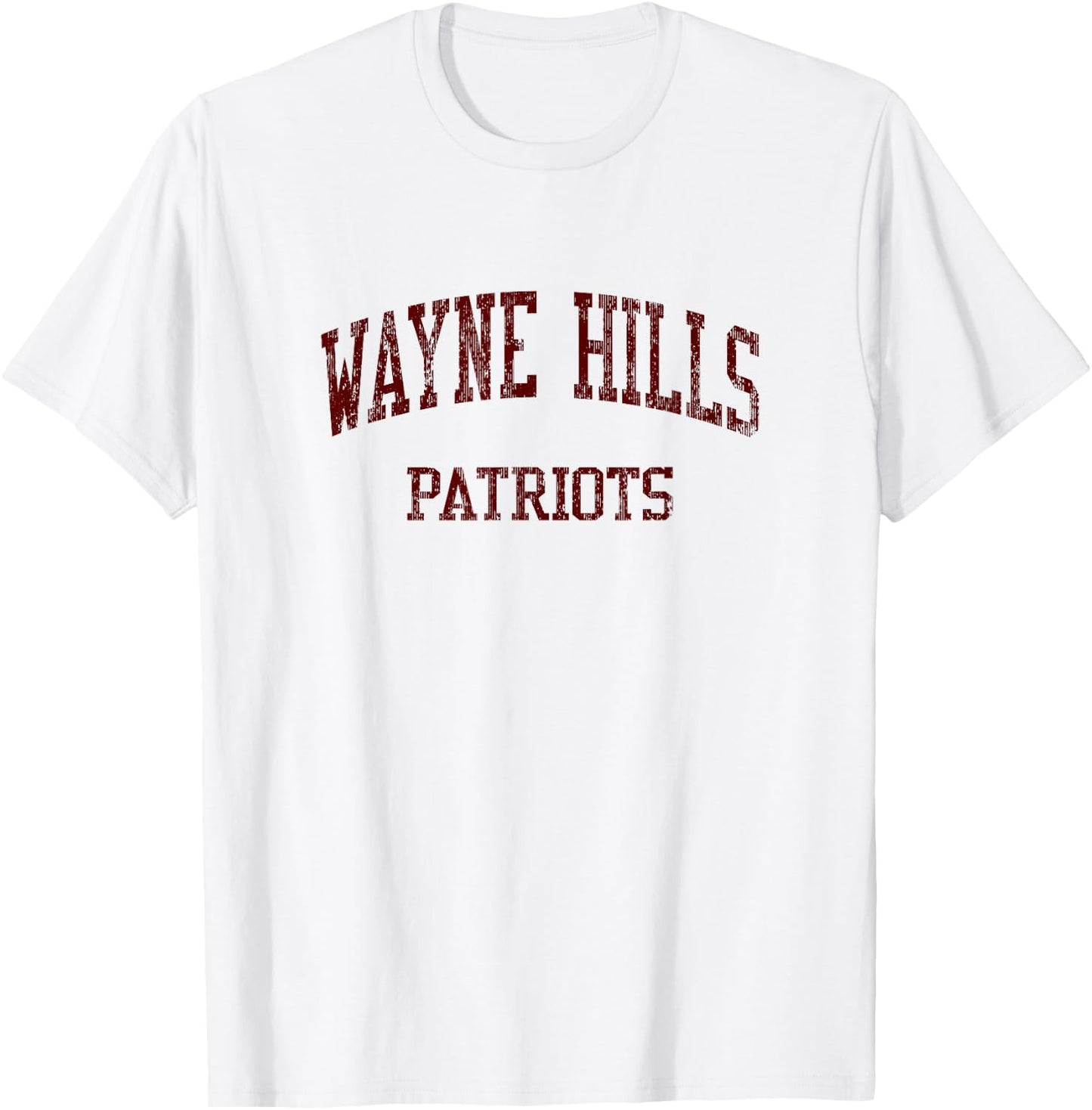 Wayne Hills High School HS Wayne NJ Vintage Sports T-Shirt - T-Shirt | White