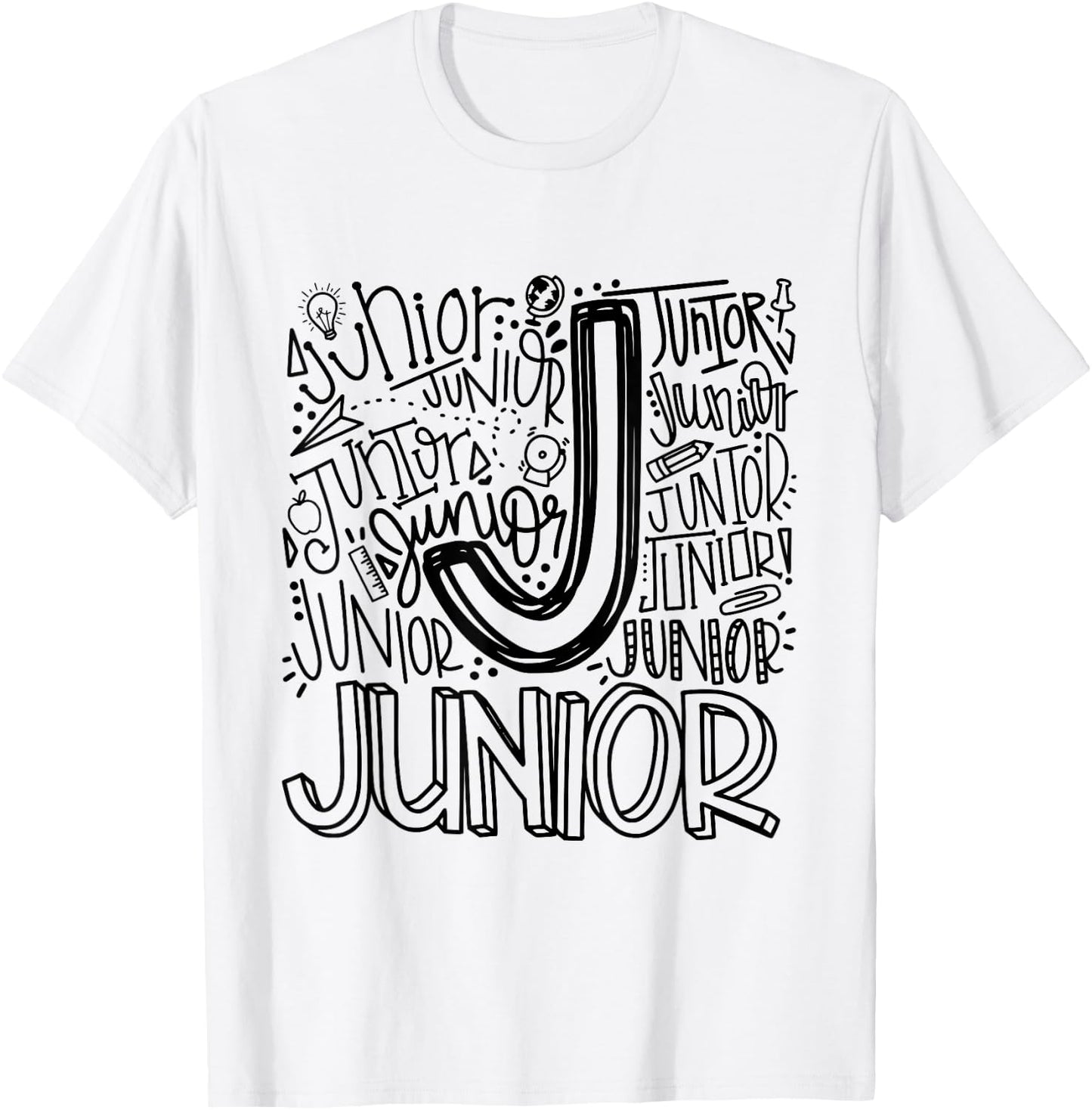 Junior High Eleventh 11th Grade Typography Back To School T-Shirt - T-Shirt | White