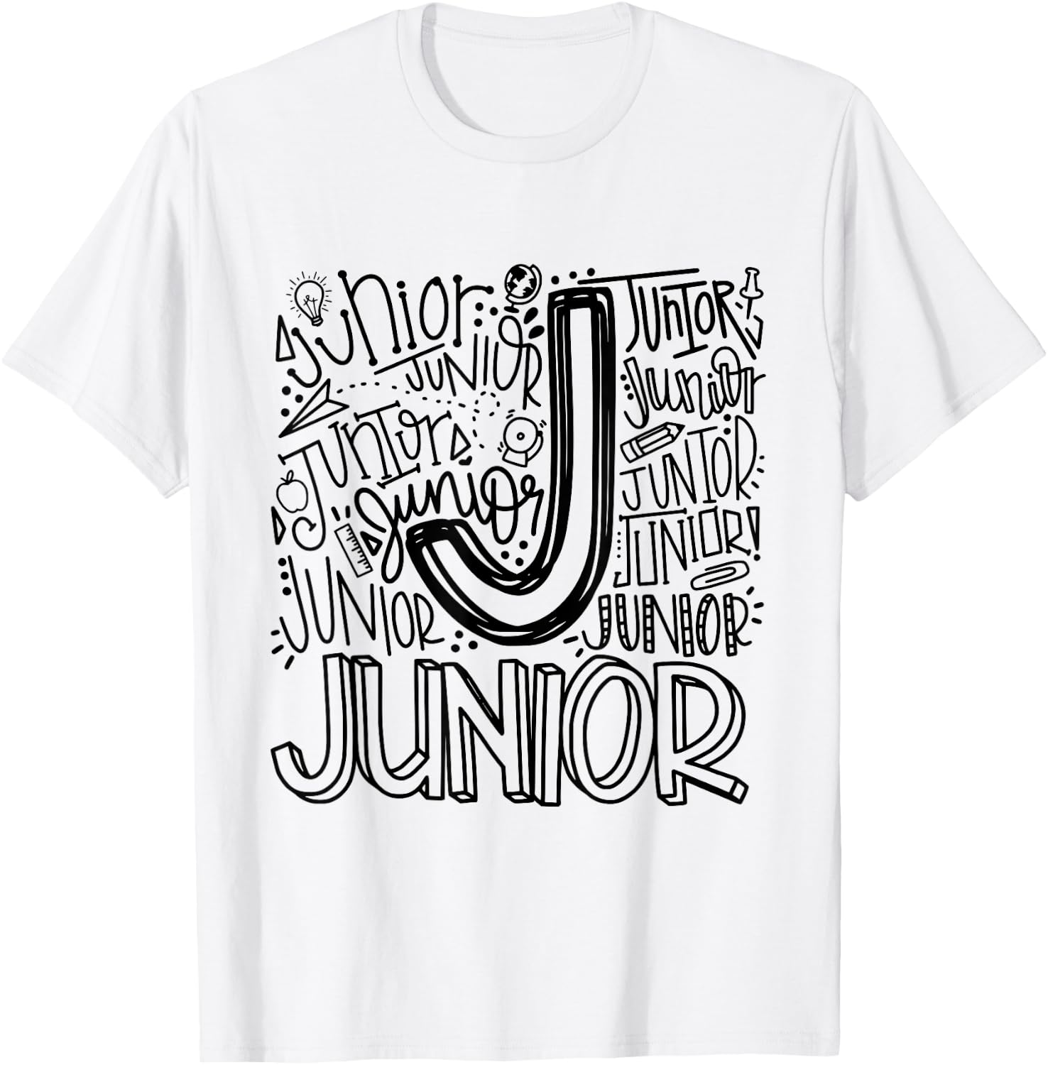 Junior High Eleventh 11th Grade Typography Back To School T-Shirt - T-Shirt | White