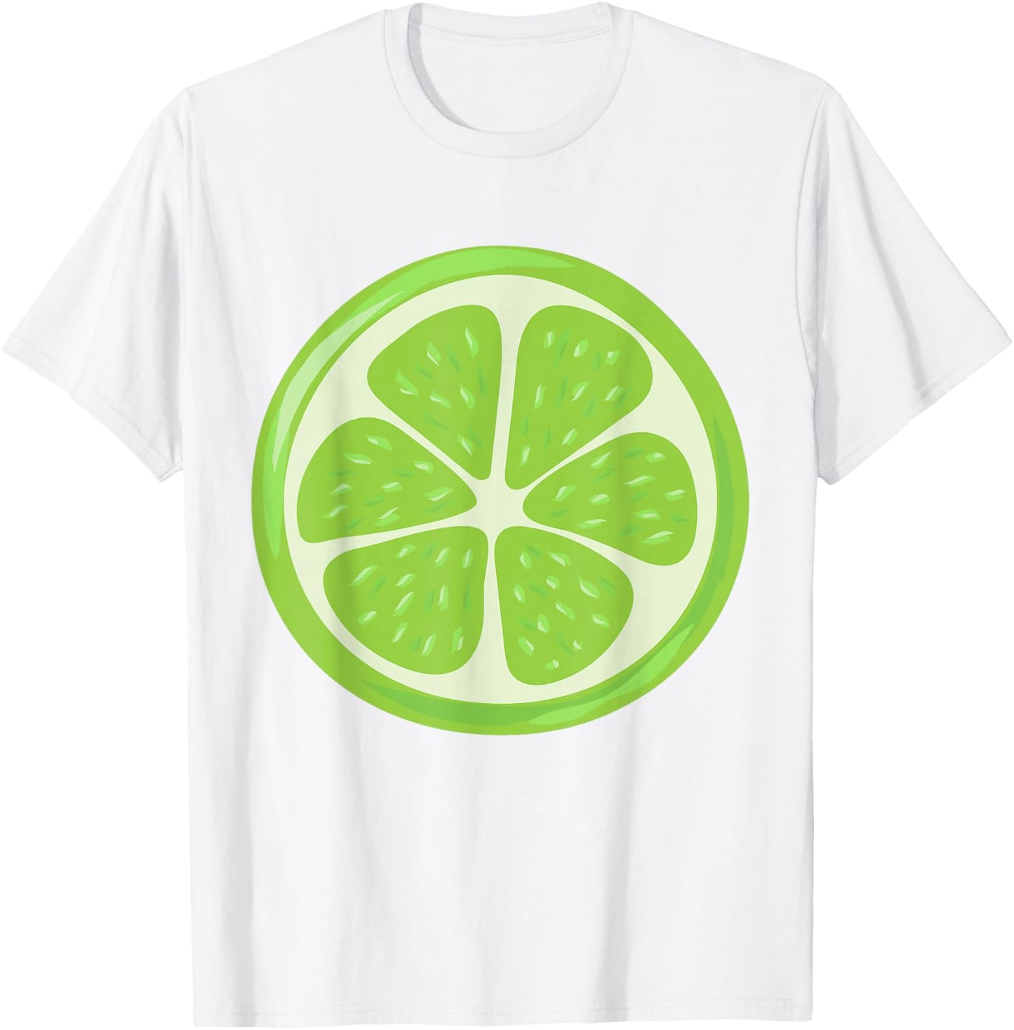 Lime Costume Fancy Dress Costume Fancy Dress Lime , Green T-Shirt - T-Shirt | White
