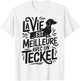 Dachshunds Humour "Vie Meilleur avec Un Dachshun" T-Shirt - T-Shirt | White