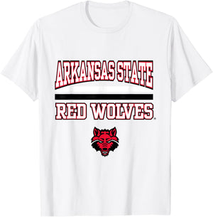 Arkansas State Wolves |NCAA University Merch | VNPARKST301 T-Shirt - T-Shirt | White