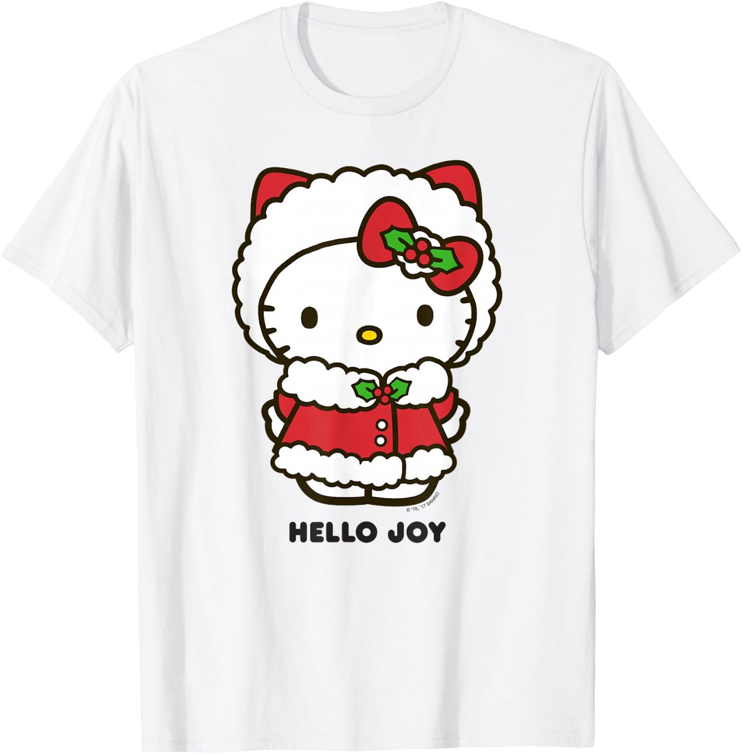 Hello Kitty Hello Joy Holiday Shirt T-Shirt - T-Shirt | White