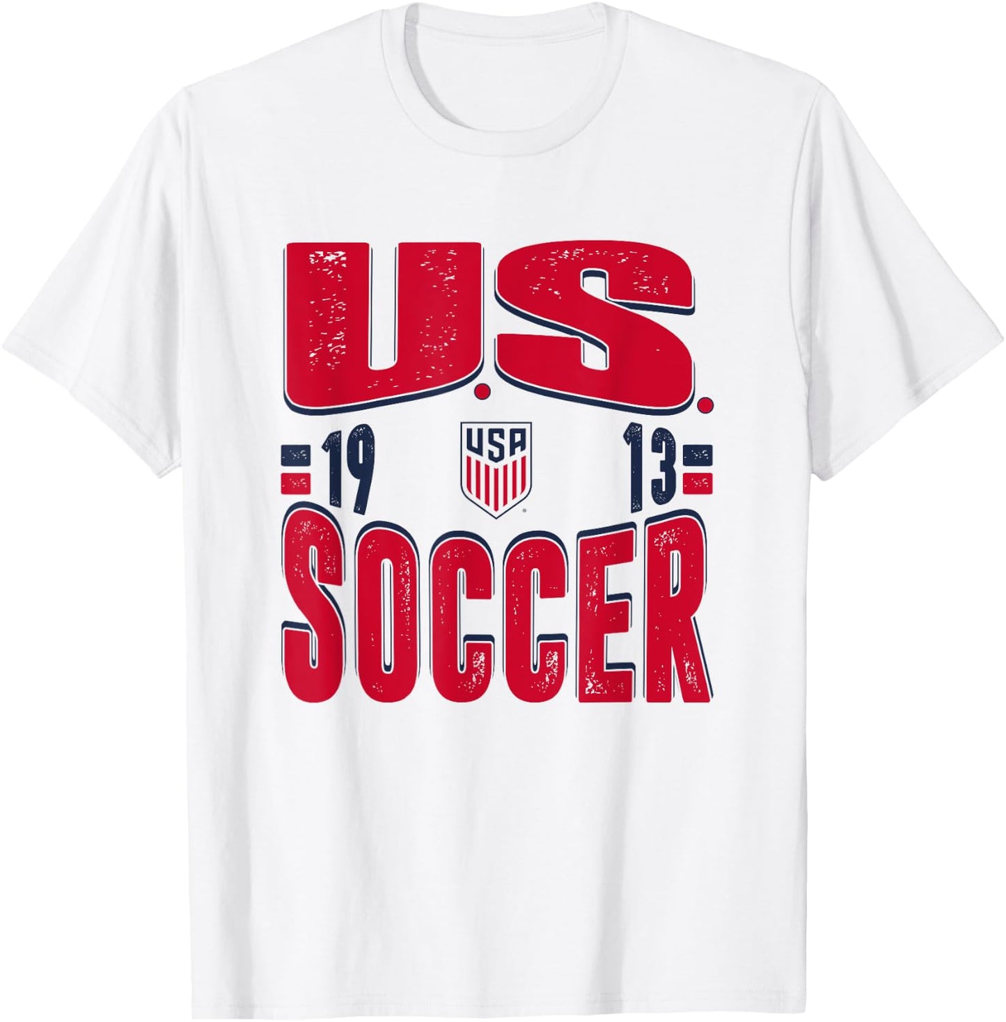 U.S. Soccer Vintage 1913 White USMNT Officially Licensed T-Shirt - T-Shirt | White