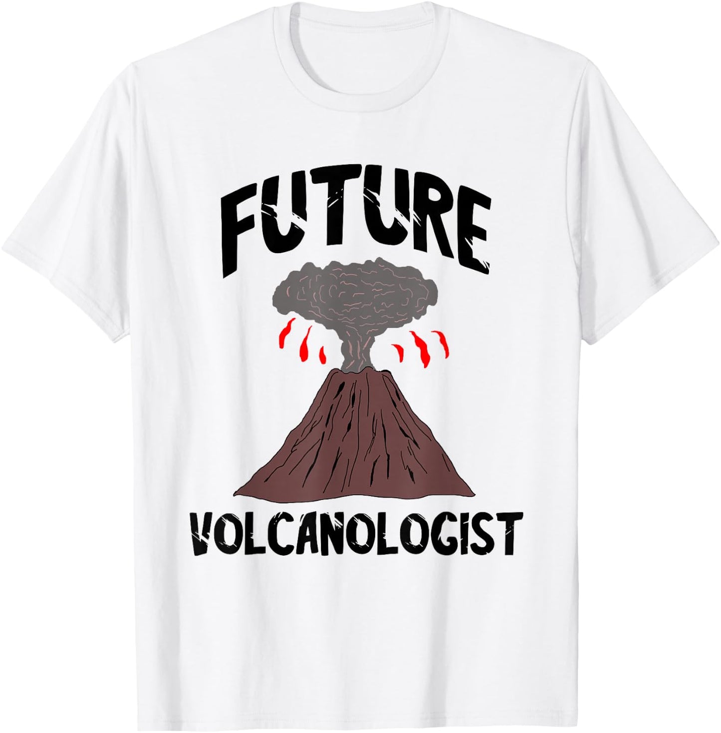Future Volcanologist Geologist Magma Volcano Lover Volcanoes T-Shirt - T-Shirt | White