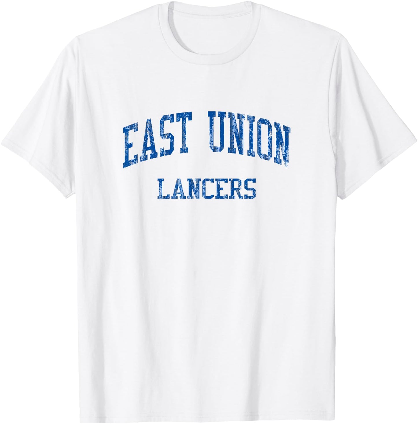 East Union High School HS Manteca CA Vintage Sports T-Shirt - T-Shirt | White