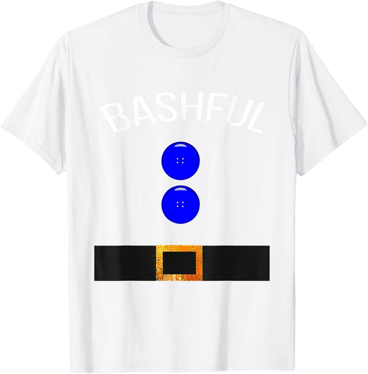 Funny Bashful Costume T Shirt Gift Novelty T-Shirt - T-Shirt | White