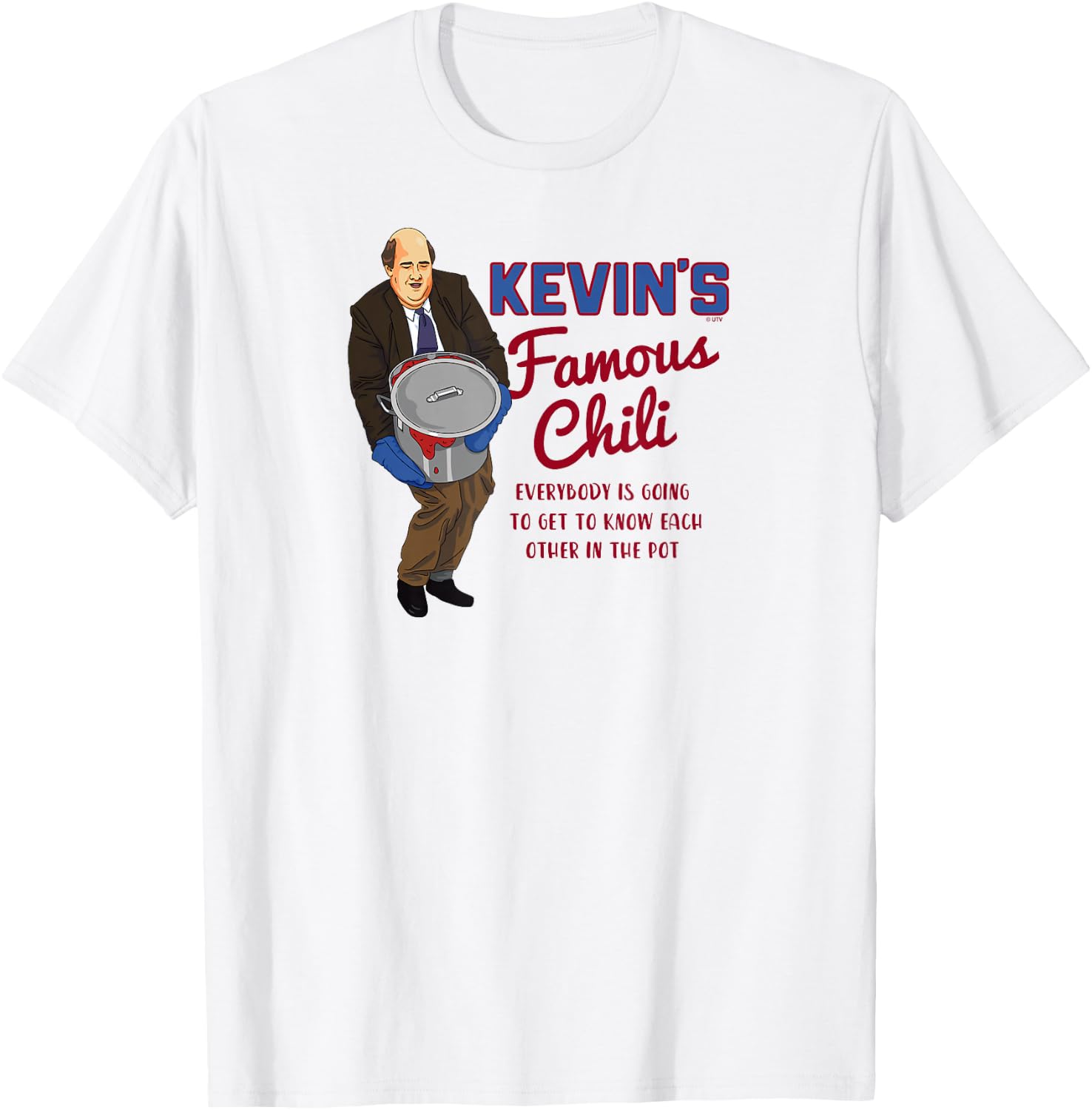 The Office Kevin's Famous Chili T-Shirt - T-Shirt | White