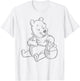 Disney Winnie the Pooh Sketch T-Shirt - T-Shirt | White