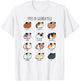 Cute Types of Guinea Pigs Abyssinian Silkie and Texel T-Shirt - T-Shirt | White