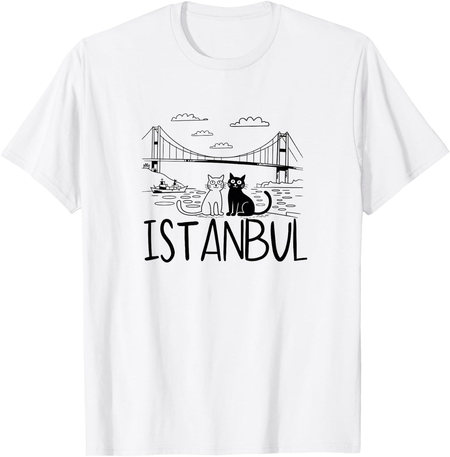Istanbul Turkey Sketch / Istanbul T-Shirt - T-Shirt | White
