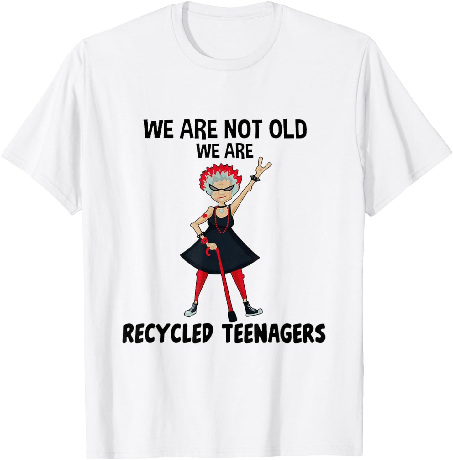 We Are Recycled Teenagers T-Shirt - T-Shirt | White