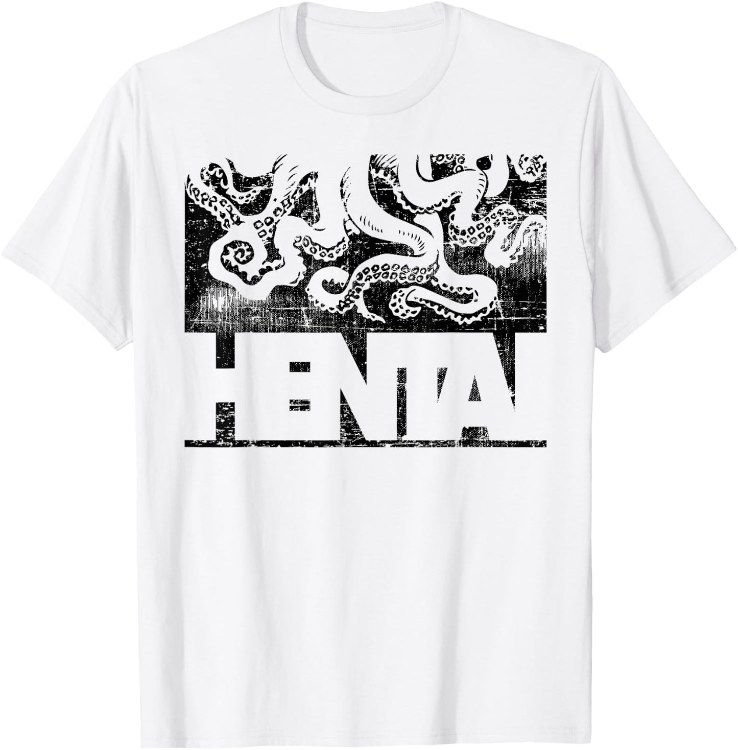 Funny Hentai Anime Shirt - Hentai Tentacle Illustration T-Shirt - T-Shirt | White