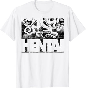 Funny Hentai Anime Shirt - Hentai Tentacle Illustration T-Shirt - T-Shirt | White