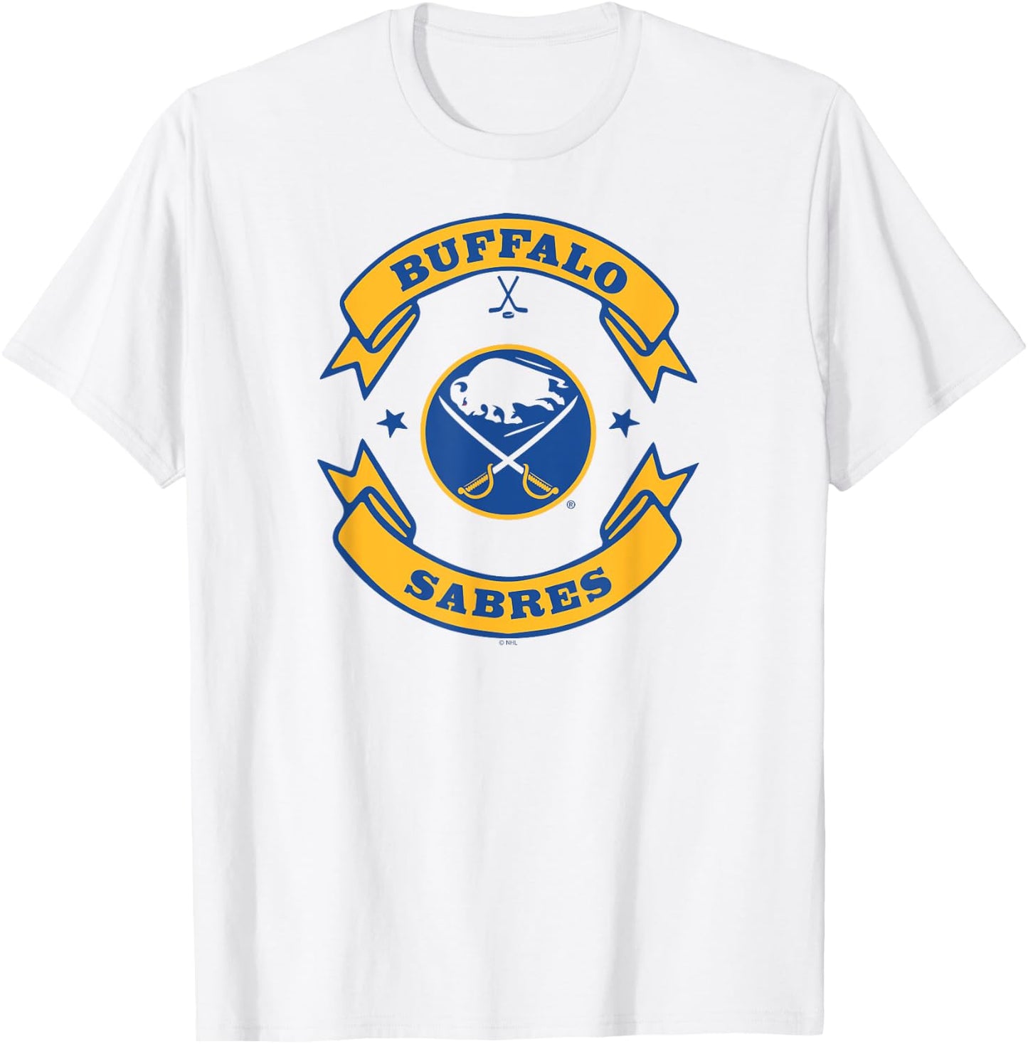 Buffalo Sabres Blaze White Officially Licensed T-Shirt - T-Shirt | White