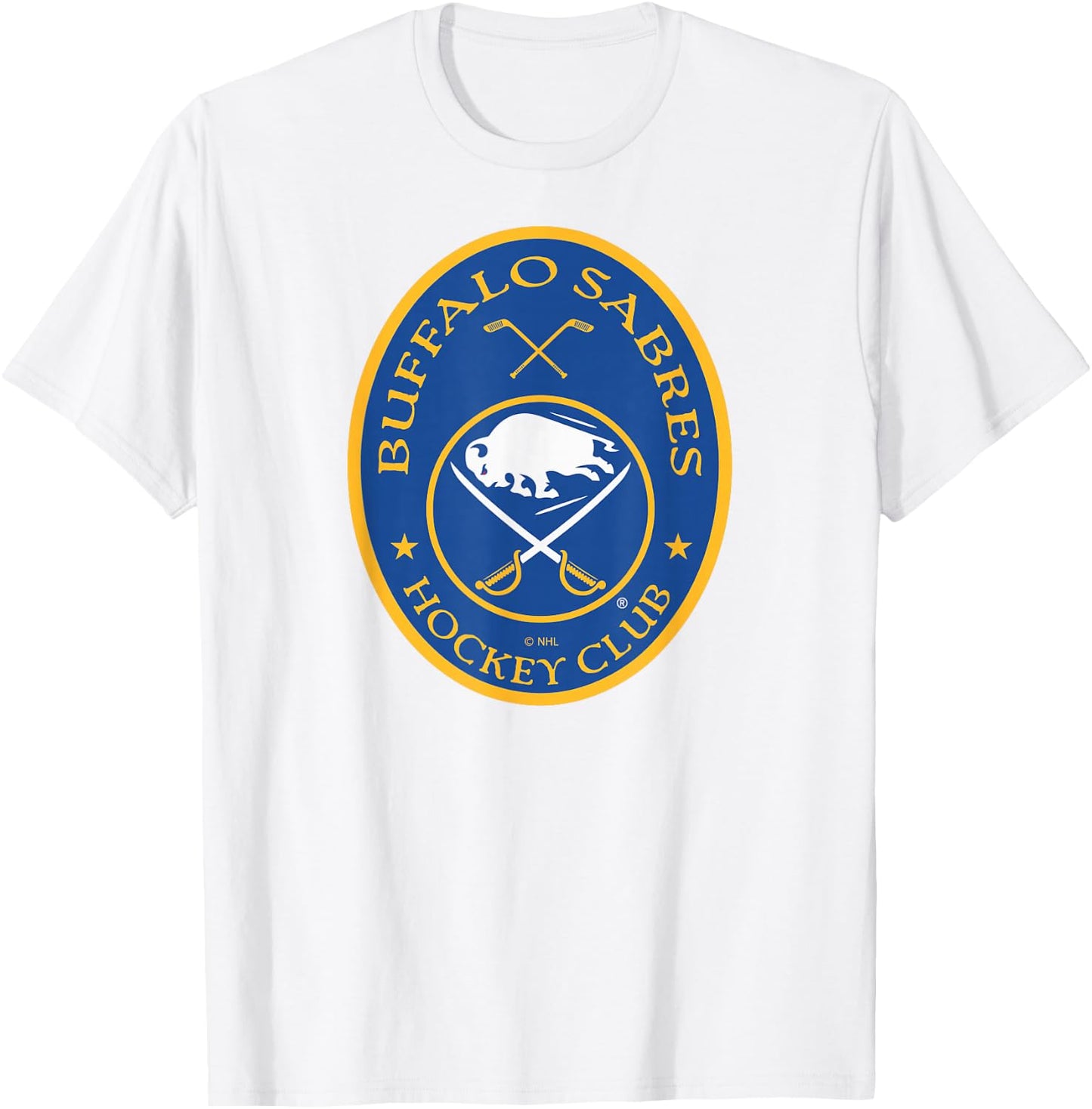Buffalo Sabres Iconic Officially Licensed T-Shirt - T-Shirt | White