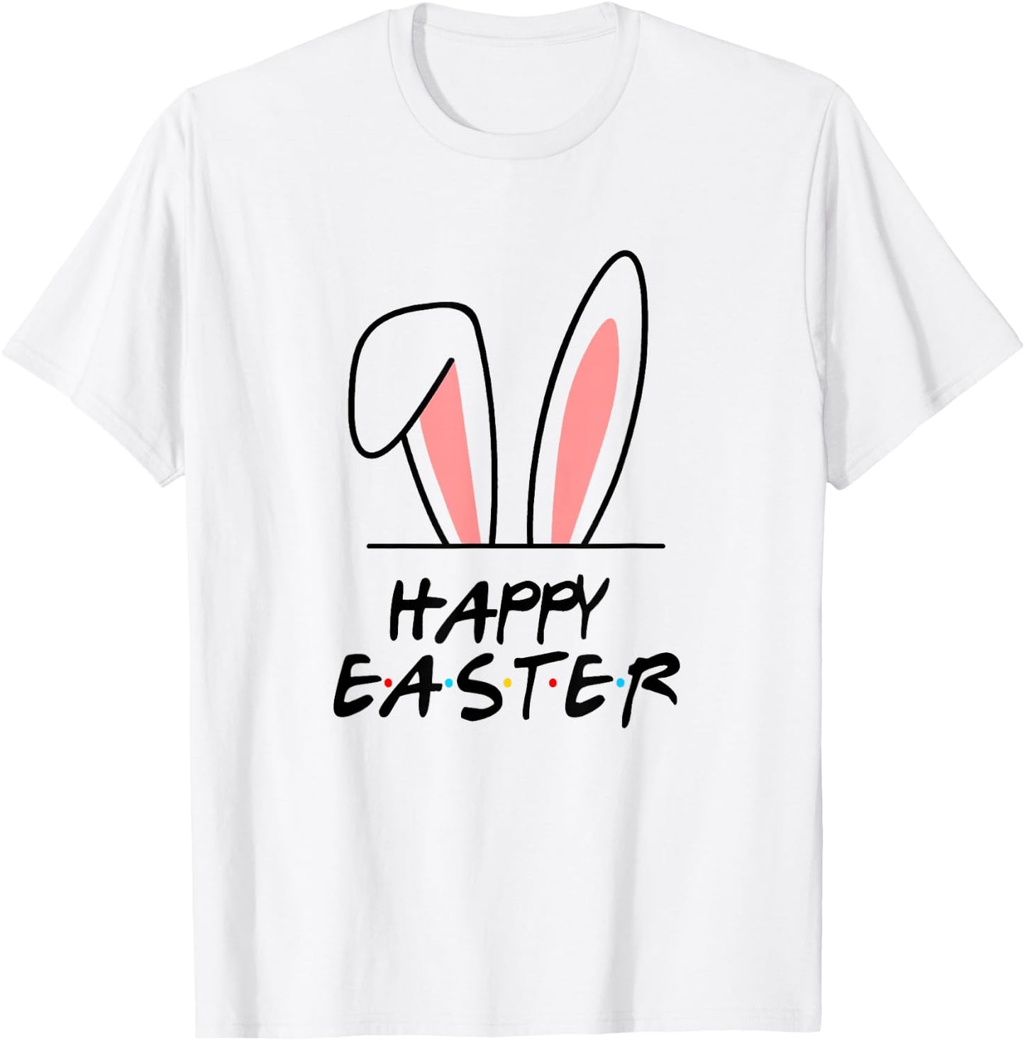 Friends Easter Bunny Funny Shirt Easter Day Friends Cute T-Shirt - T-Shirt | White