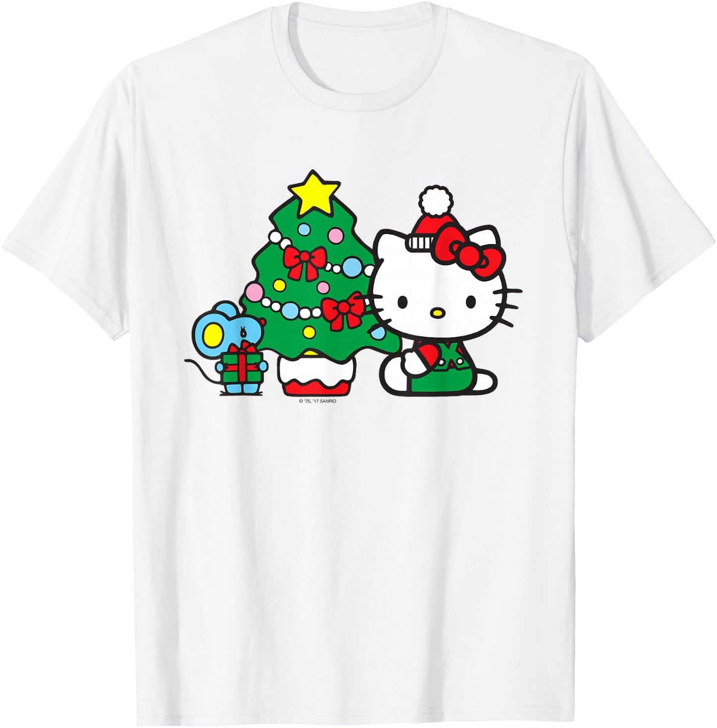 Hello Kitty Christmas Tree Shirt T-Shirt - T-Shirt | White