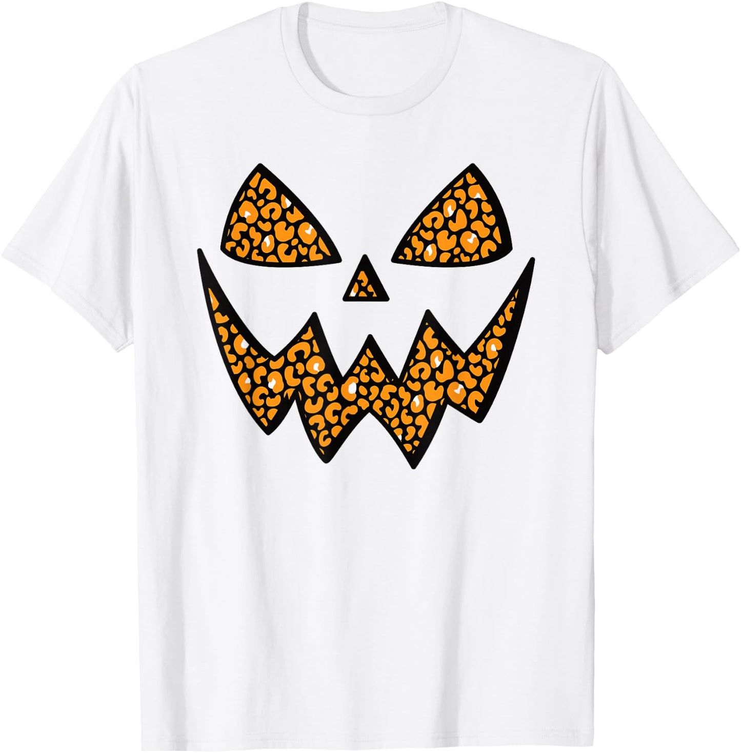 Halloween Jack O Lantern Pumpkin Face Men Women Kids T-Shirt - T-Shirt | White