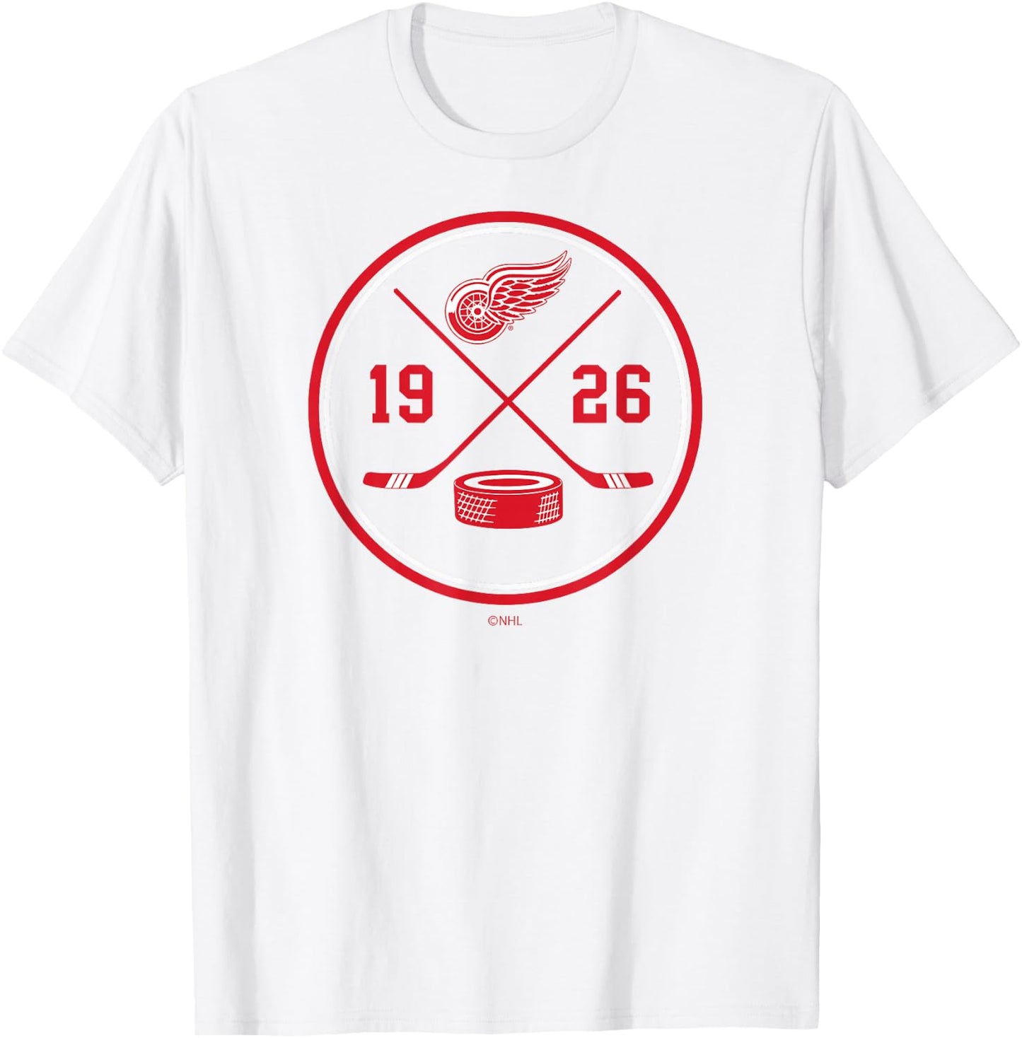 Detroit Red Wings Prize Officially Licensed T-Shirt - T-Shirt | White
