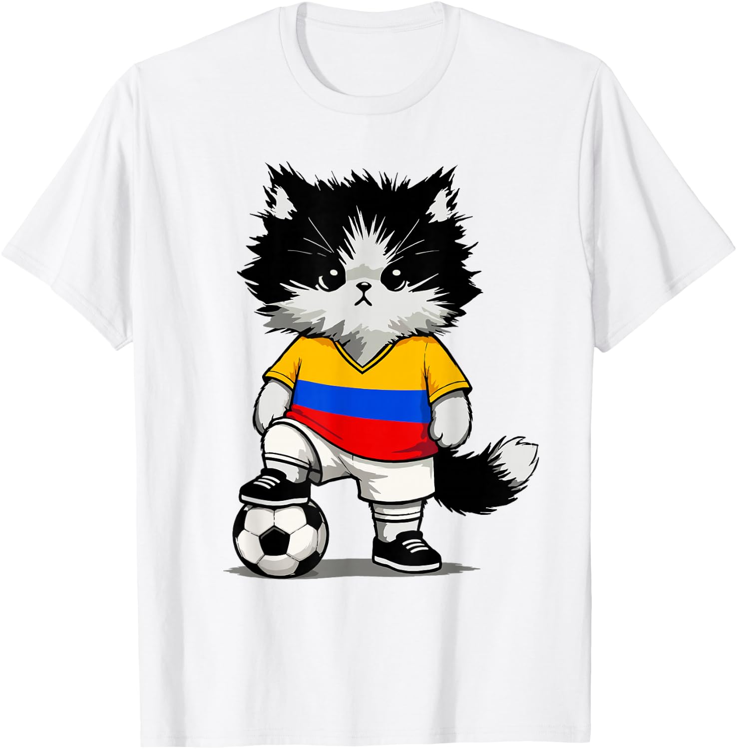 Colombian Flag Men Women Kids Colombia T-Shirt - T-Shirt | White