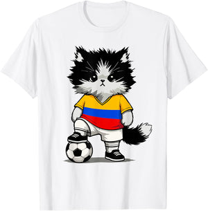 Colombian Flag Men Women Kids Colombia T-Shirt - T-Shirt | White