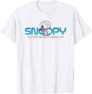 Peanuts Snoopy First Beagle in Space T-Shirt - T-Shirt | White