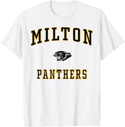 Milton High School Panthers T-Shirt - T-Shirt | White