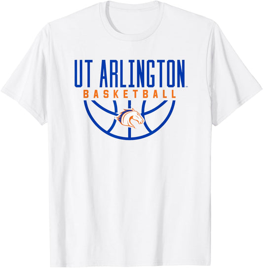 University of Texas at Arlington UTA Mavericks Basketball T-Shirt - T-Shirt | White