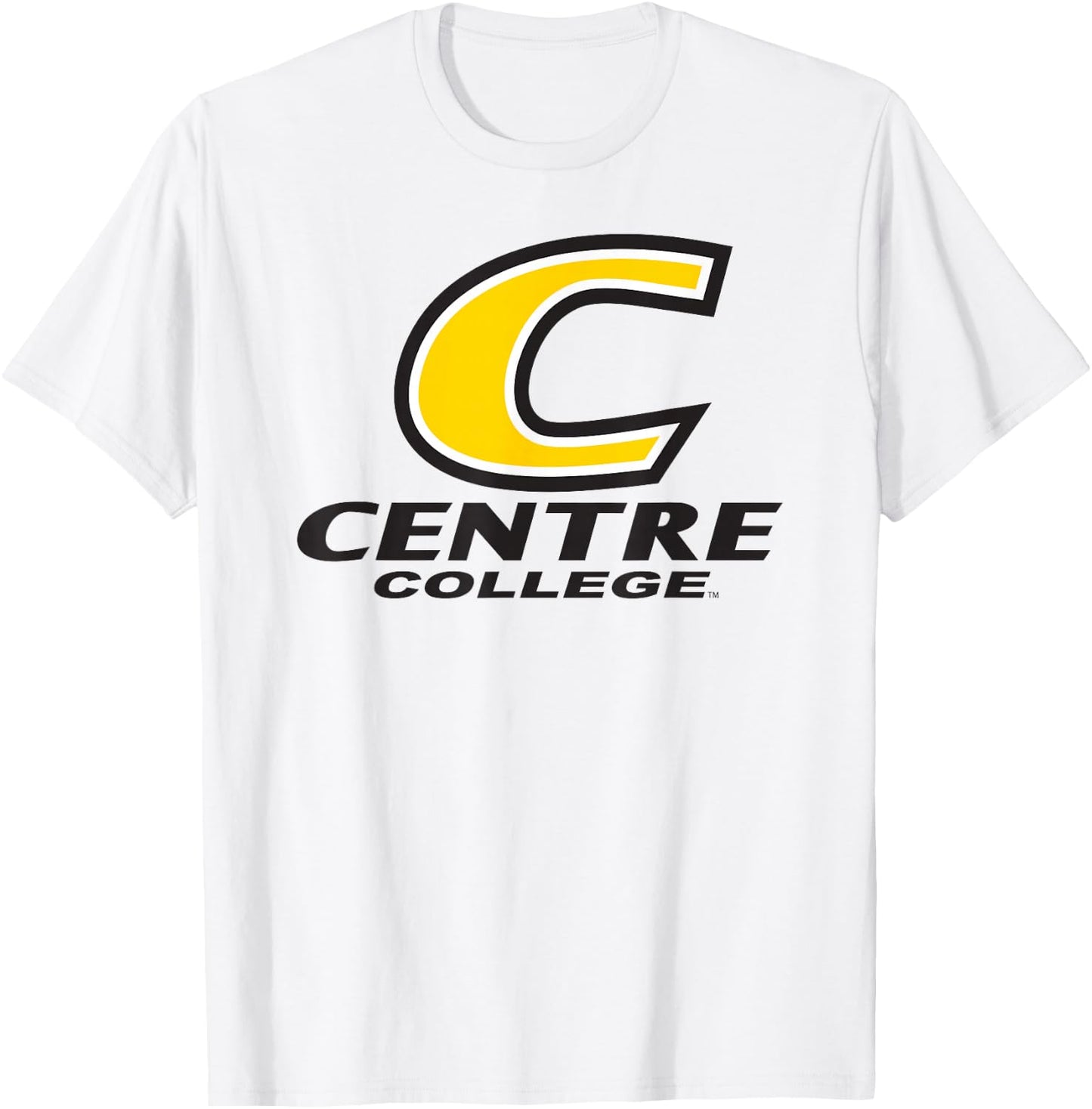 Centre College Colonels Stacked C Logo T-Shirt - T-Shirt | White
