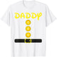 Daddy Dwarf Costume Color Family Matching Dwarf Halloween T-Shirt - T-Shirt | White