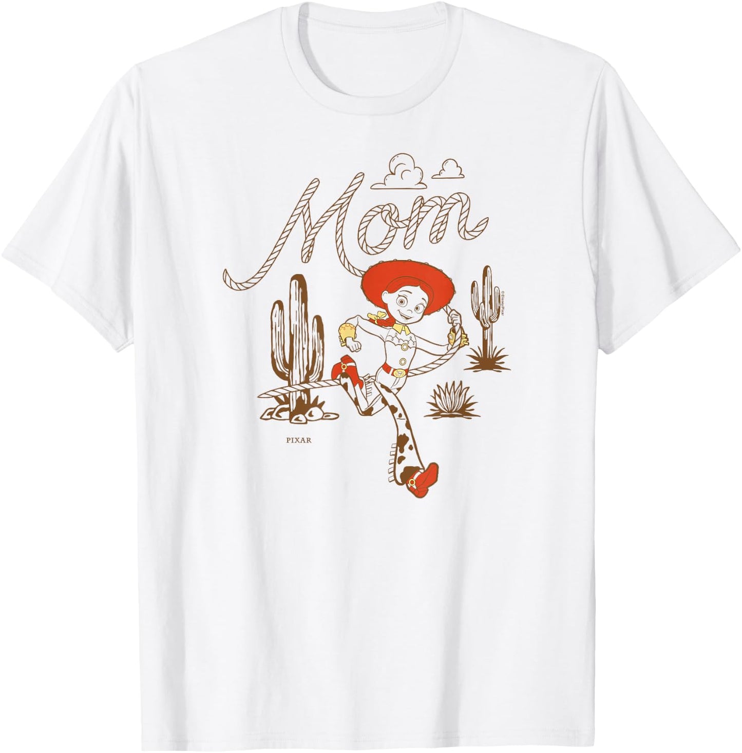 Disney - Toy Story 4 - Western Mom Jessie Running Dessert T-Shirt - T-Shirt | White