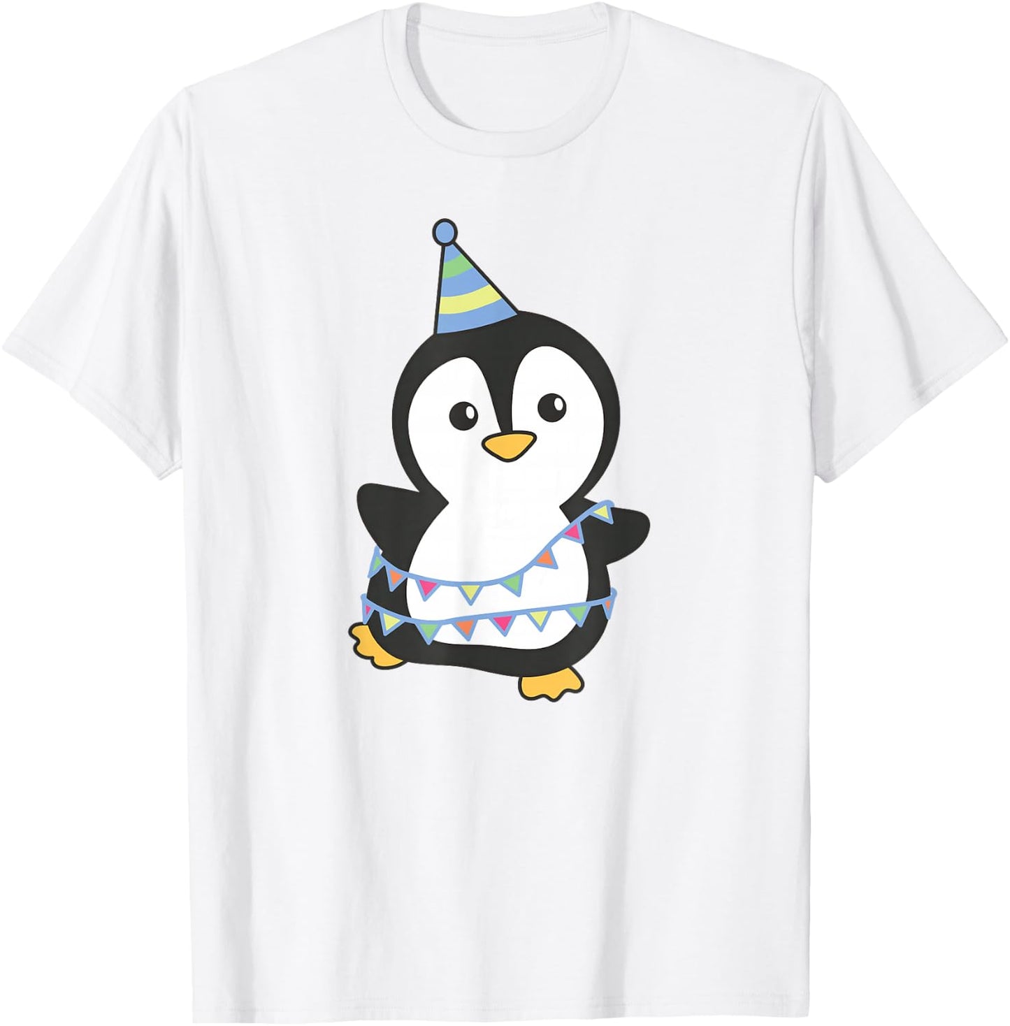 Birthday Penguin for Children a Birthday Penguin T-Shirt - T-Shirt | White
