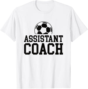 Assistant Soccer Coach T-Shirt - T-Shirt | White