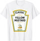 Mustard Halloween 2023 Costume Family Ketchup Team Family , yellow T-Shirt - T-Shirt | White