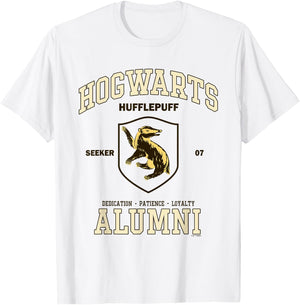 Harry Potter Hogwarts Hufflepuff Alumni T-Shirt - T-Shirt | White