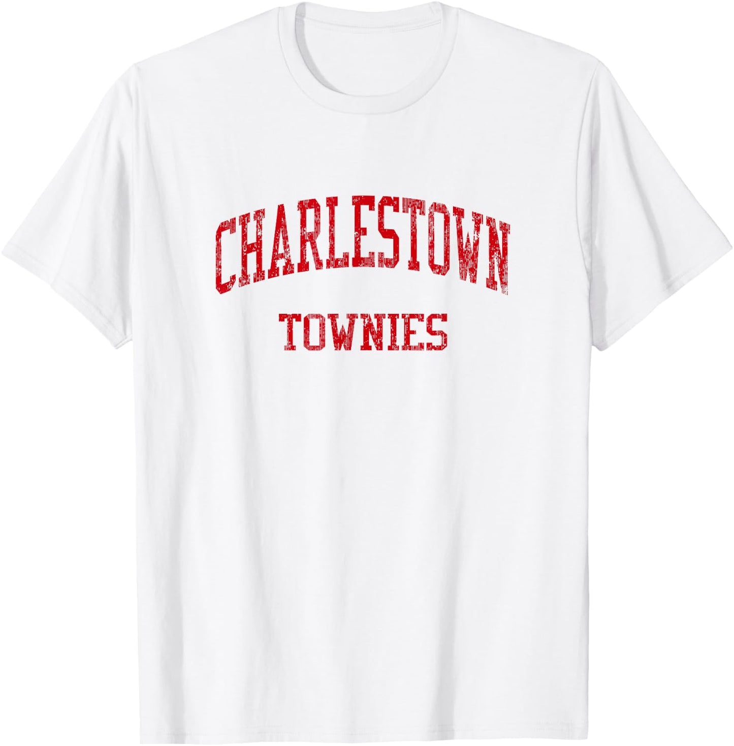 Charlestown High School HS Charlestown MA Vintage Sports T-Shirt - T-Shirt | White